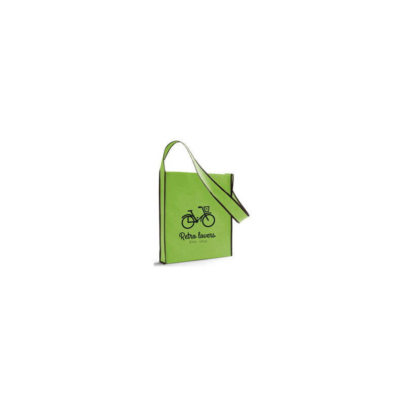 Skuldertaske med tryk - non woven skuldertaske 