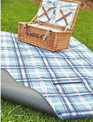 Picnictæppe med coated bagside