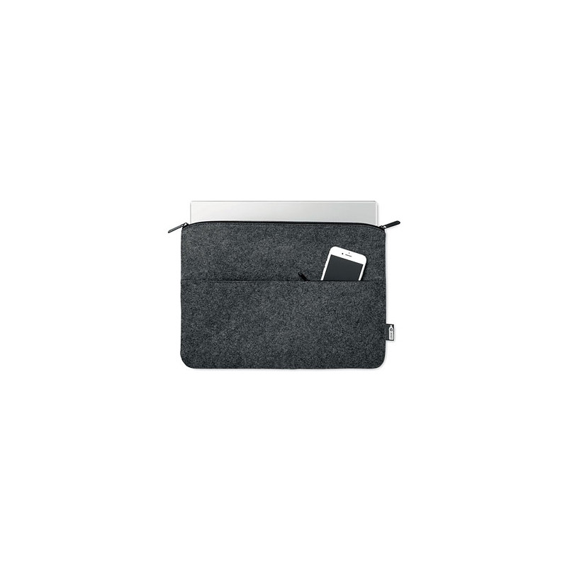 PC tasker - flot 14" RPET filt laptop taske med logo-0