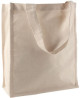 Mulepose TILBUD - god kraftig shopper i bomuld med logo