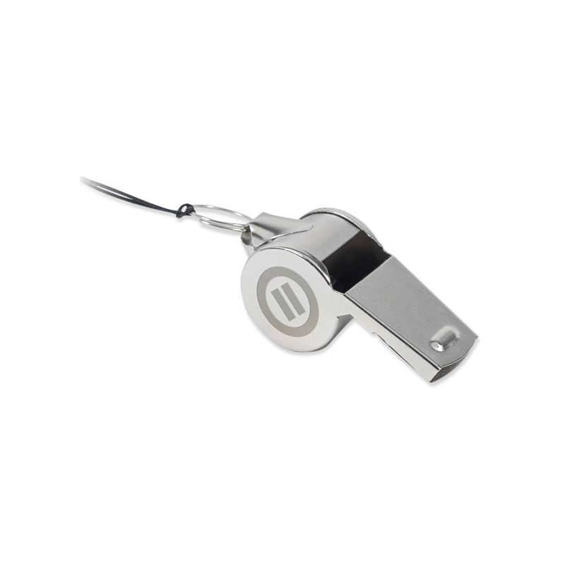 Metal fløjte med logo fås fra 100 stkk