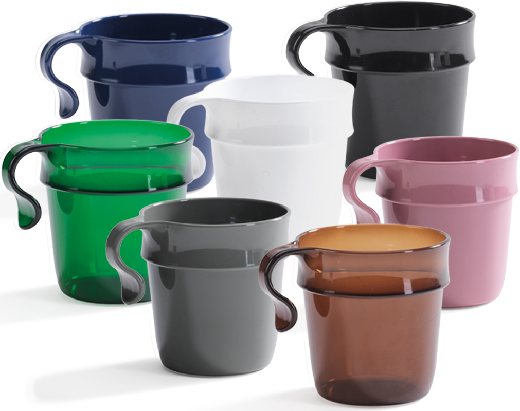 kaffekrus med logo fra 280 stk nu -  tilbud på plastik krus i 7 farver