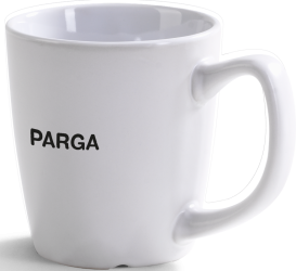 Kaffekrus med logo - Parga krus er et flot mat stentøjskrus