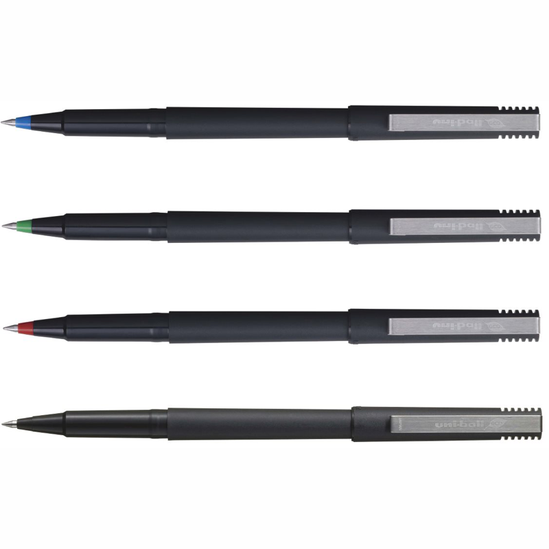 Uni-Ball 120 roller med logo - rollerpen i sort og hvid