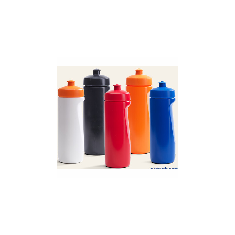 Drikkedunk med logo - Kick soft vandflaske med push-pull kapsel