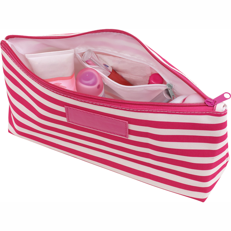 Toilettaske i 3 friske farver