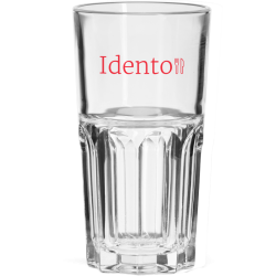 Vandglas med logo -  Granity drikkeglas
