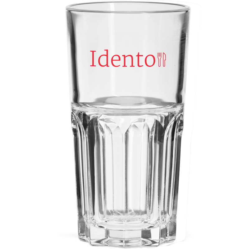 Vandglas med logo -  Granity drikkeglas