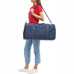 Stor rejsetaske og sportstaske med skorum