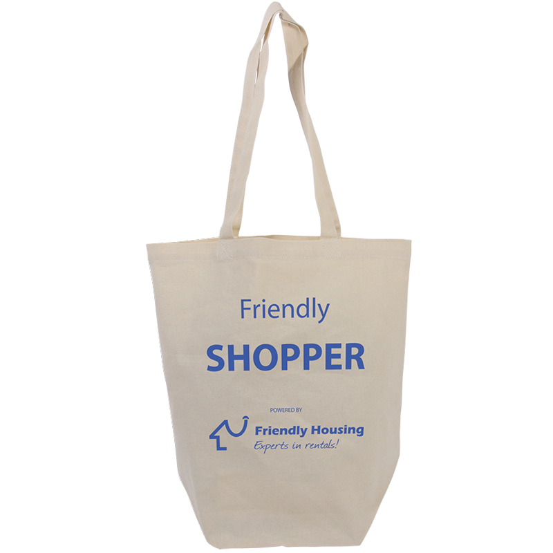 Mulepose og shopper i kanvas med logo - HOT PRICE TILBUD