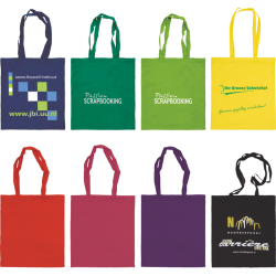 Mulepose i flotte farver