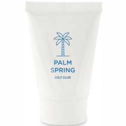 ´Solcreme i tube med logo
