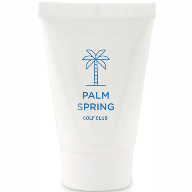 ´Solcreme i tube med logo