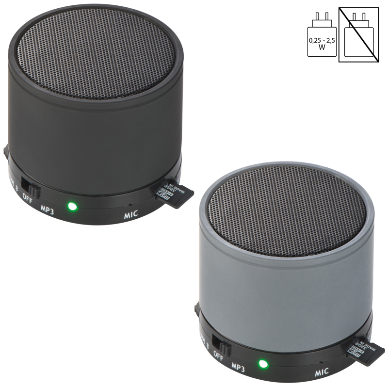 Højtaler med logo - trådløs mini  bluetooth højtaler
