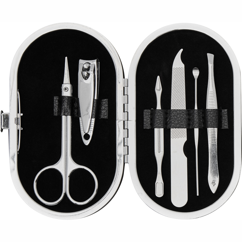 se flot manicuresæt med 6 dele i etui - se tilbud med logo fra 100 stk