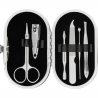 Manicure sæt med 6 dele i flot etui i 2 farver med logo