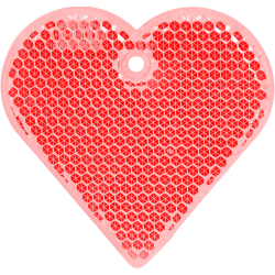 Reflekser med logo fås også som firkant, hjerte og snefnug