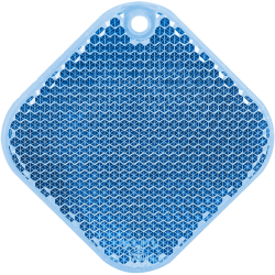 Reflekser med logo fås også som firkant, hjerte og snefnug