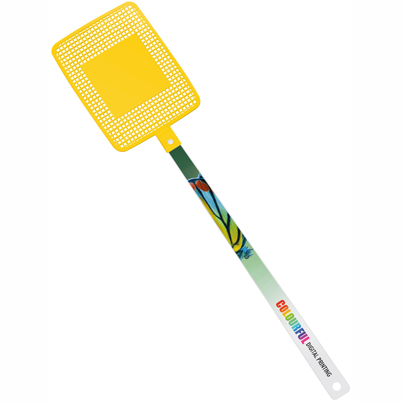 Fluesmækker med logo har stort trykfelt til din reklame