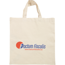 Mulepose med korte hanke  - øko tex 100  bomulds muleposer