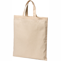 Let muilpose i ren bomuld, fås nu i 3 farver med firmalogo