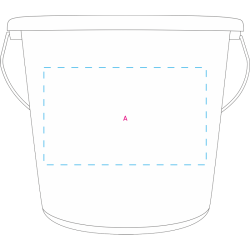 Spand med logo fra 160 stk her - se tilbud på 10 liter plast spand nu