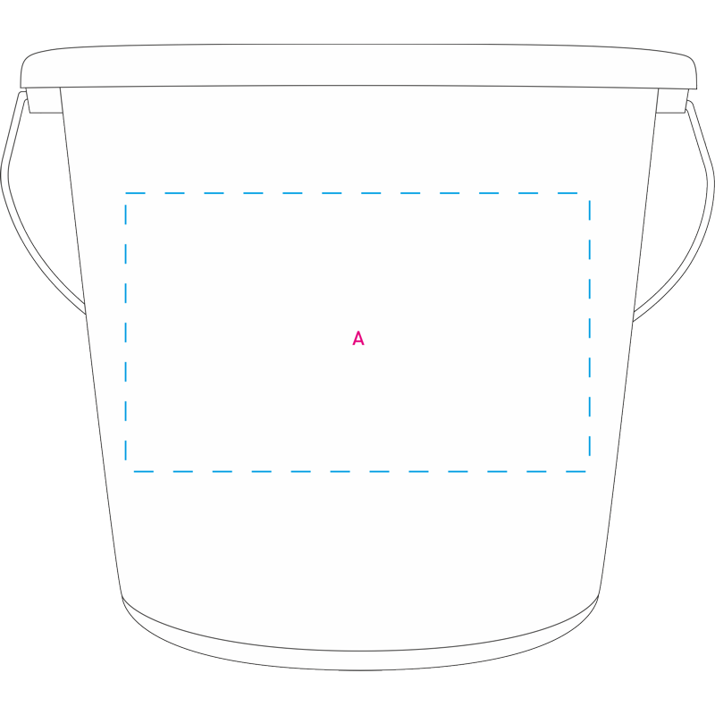 køb spand med tryk fra 160 stk her - se tilbud på spand med logo her