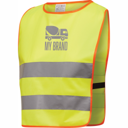 Refleksvest og sikkerhedsvest til børn med logo fra 50 stk