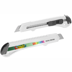 Hobbykniv og kartonkniv med tryk fås nu i 3 farver