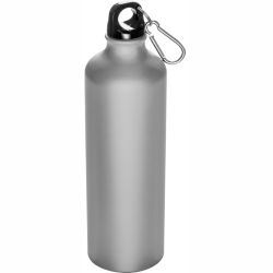 Drikkedunk og vandflaske  - stor metal drikkedunk med logo