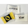 Bolcher indpakket som giveaways i lukket foliepose med logo