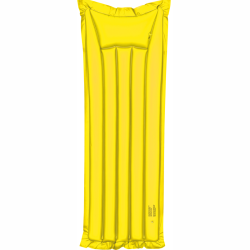 Luftmadras og bademadras - strandmadras med  logo