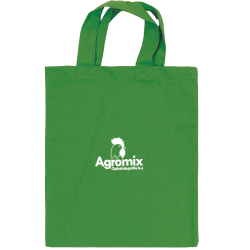 Mulepose med logo - lille shopper i miljøvenlig bomuld