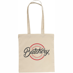 Mulepose med logo - Shopper Bag med kort eller lang hank