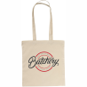 Mulepose med logo - Shopper Bag med kort eller lang hank