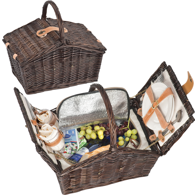 Picnickurv til 2 personer