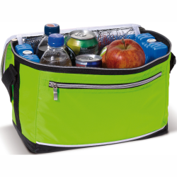 Køletaske med tryk leveres med skulderrem og i  5 nye farver