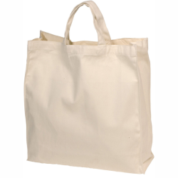 Mulepose i 6 farver -kraftig shopper og indkøbsnet med logo