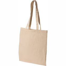 Mulepose med logo - shopper i let organic cotton  i 2 farver