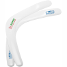 Boomerang med logo -  sommersjovt alternativ til frisbee