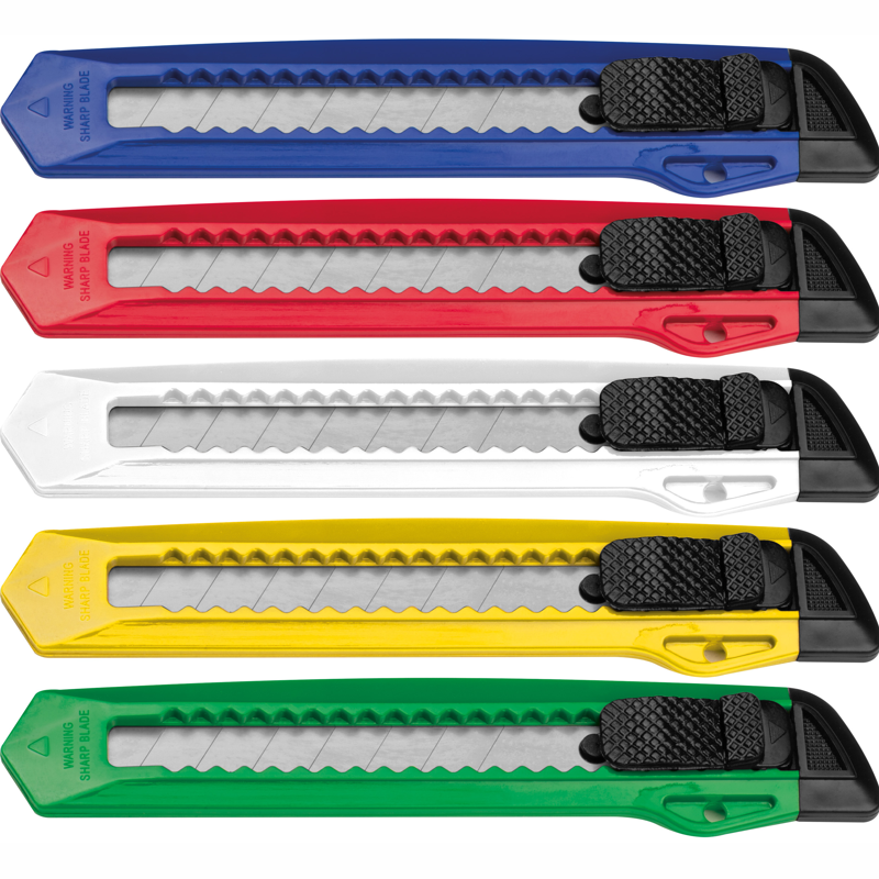 Hobbykniv i 5 farver