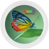 Frisbee med logo - stabelbar frisbee fås i 6 farver