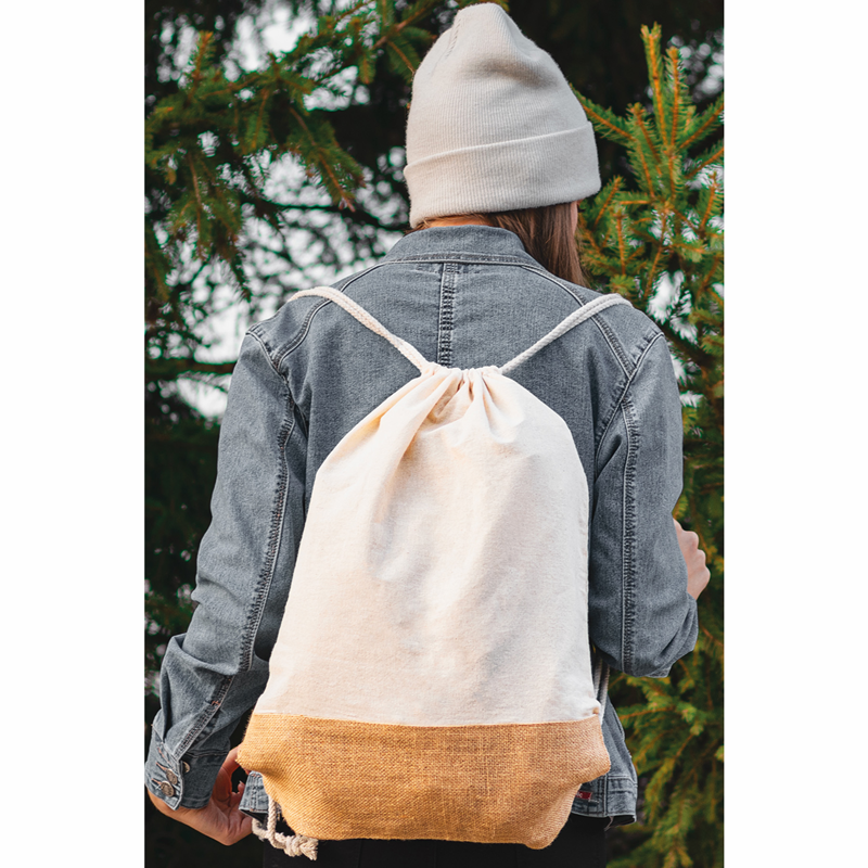 Mini rygsæk i bomuld