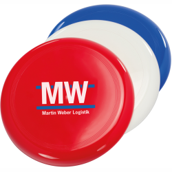 Frisbee med logo til leg...