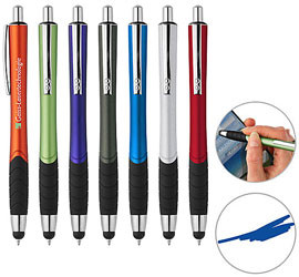 IPad pen og touch pen - tablet pen med kuglepen og softpude