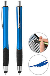 IPad pen og touch pen - tablet pen med kuglepen og softpude-0