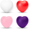 Anti stress hjerte i 4 farver leveres med logo