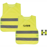 Refleksvest med logo - sikkerhedsvest til børn