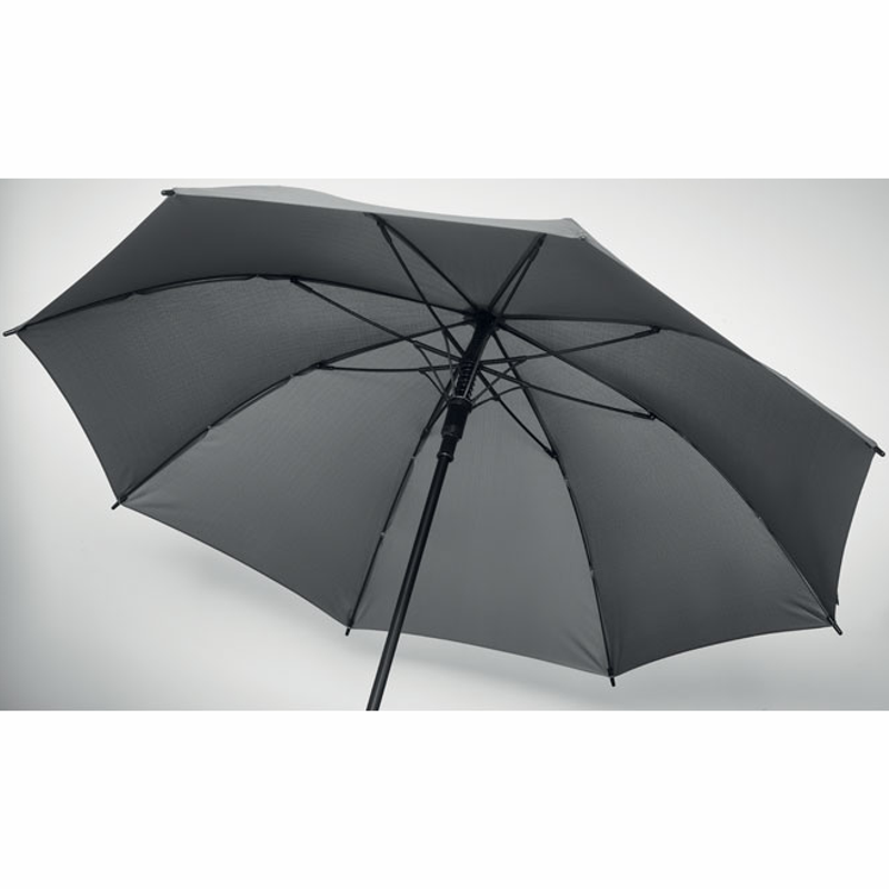 køb storm paraply med automatisk åbning her - stor paraply i 5 farver