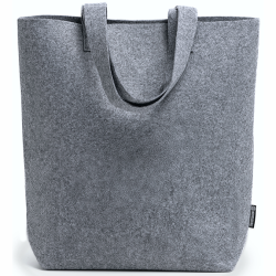 Shopper i stilfuld grå filt...